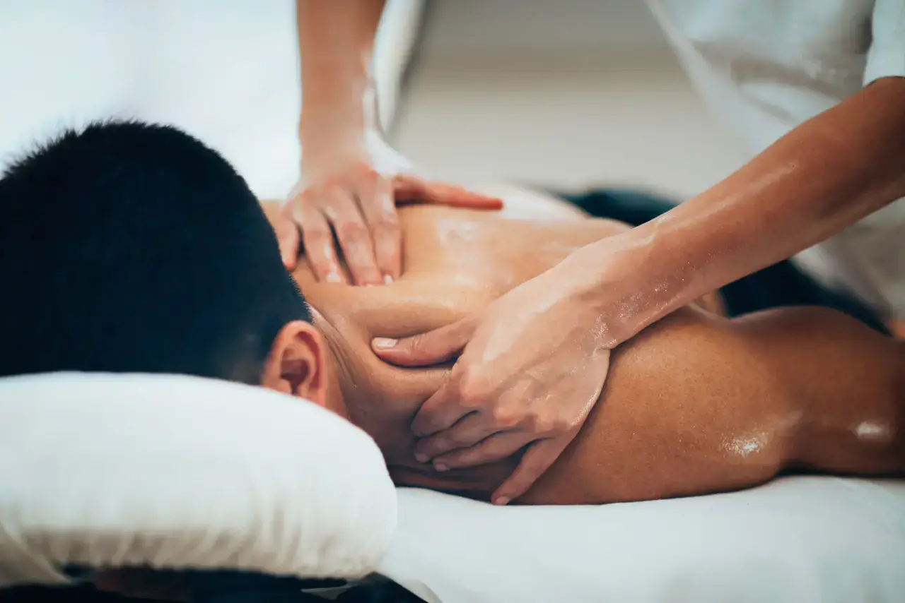 Rehabilitative massage therapy at the studio